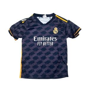 Vini Jr Kids Navy Soccer Jersey Size 26